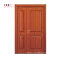 single piece main entrance wooden door with simple carving